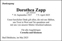 eine Anzeige