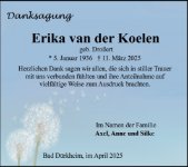 eine Anzeige