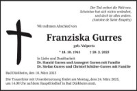 eine Anzeige